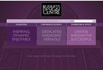 screenshot of the Business Design Centre home page